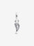 Pandora ME Sparkling Angel Wing Mini Dangle Charm - Sterling Silver - 793041C01
