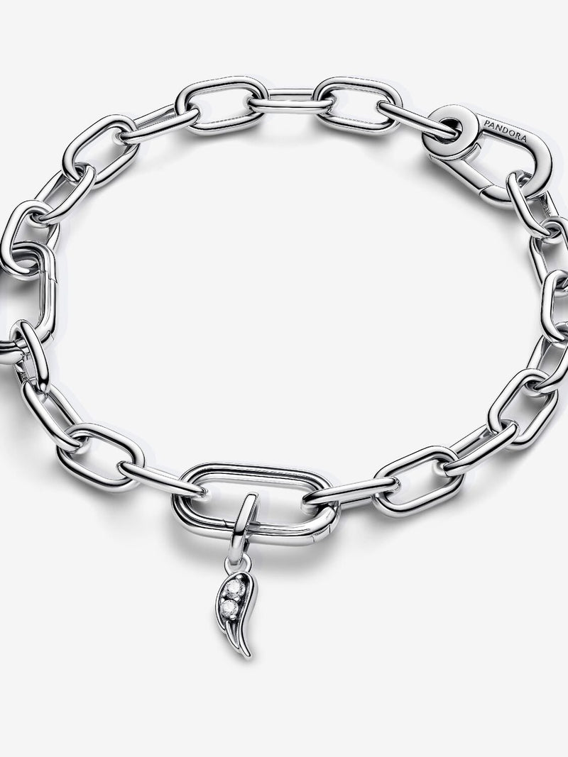 Pandora ME Sparkling Angel Wing Mini Dangle Charm - Sterling Silver - 793041C01