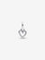 Pandora ME Freehand Heart Mini Dangle Charm - Sterling Silver - 793048C00