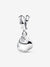 Rose in Bloom Dangle Charm - Sterling Silver - 793213C00