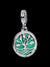 Glow-in-the-dark Infinity Tree Double Dangle Charm - Sterling Silver - 793599C01