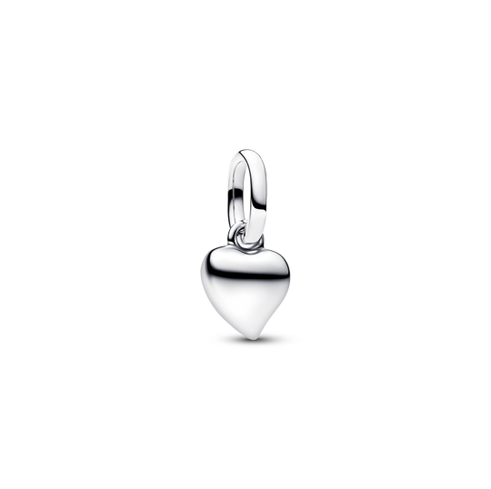 Asymmetric Heart Mini Dangle Charm - Sterling Silver - 793691C00
