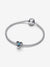 Entwined Heart & Stones Charm - Sterling Silver - 793744C01
