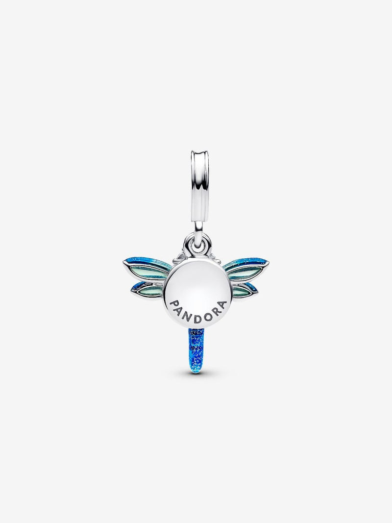 Dragonfly Double Dangle Charm - Sterling Silver - 793745C01