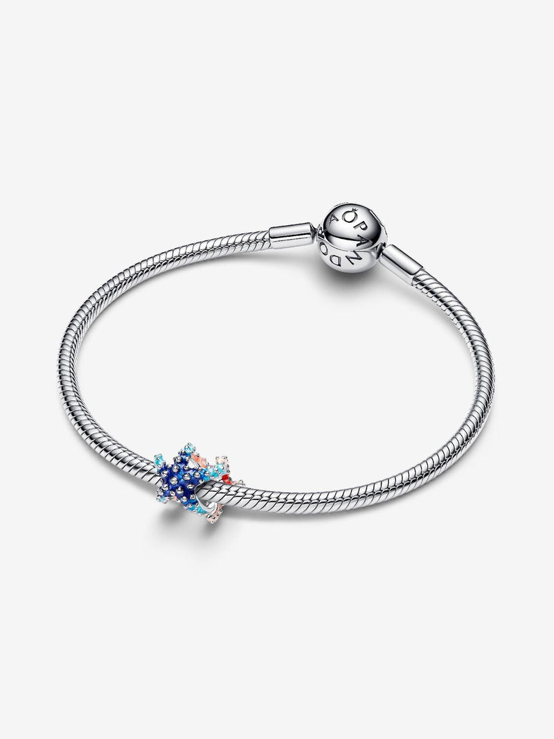 Colourful Starfish Mini Charm - Sterling Silver - 793817C01