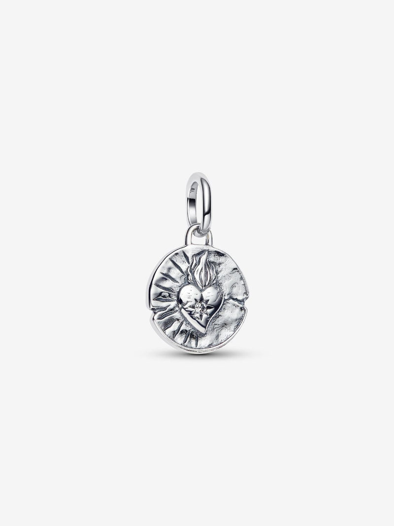 Heart Medallion Charm - Sterling Silver - 793975C01