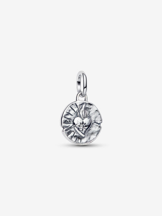 Heart Medallion Charm - Sterling Silver - 793975C01