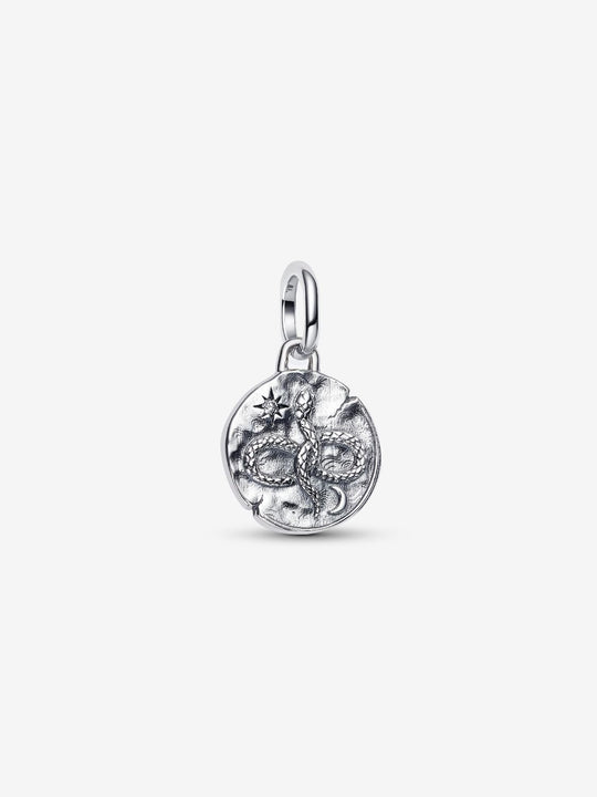 Infinity Snake Medallion Charm - Sterling Silver - 793976C01