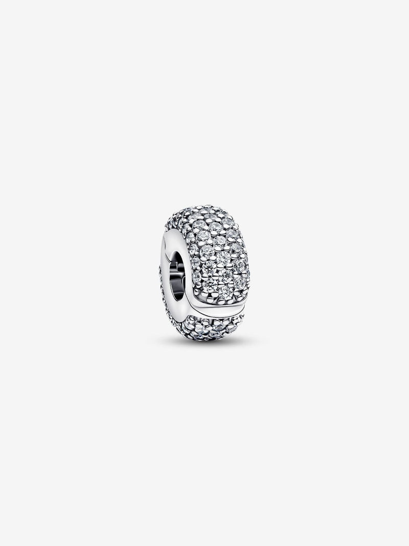 Pavé Clip Charm - Sterling Silver - 794032C01