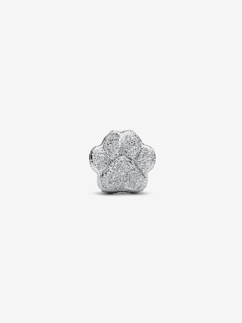 Textured Paw Mini Charm - Sterling Silver - 794043C00