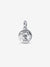 Skull Medallion Charm - Sterling Silver - 794089C01