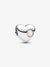 June Birthstone Heart Charm, Mother of Pearl - Sterling Silver - 794161C06