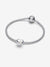 June Birthstone Heart Charm, Mother of Pearl - Sterling Silver - 794161C06