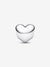 June Birthstone Heart Charm, Mother of Pearl - Sterling Silver - 794161C06