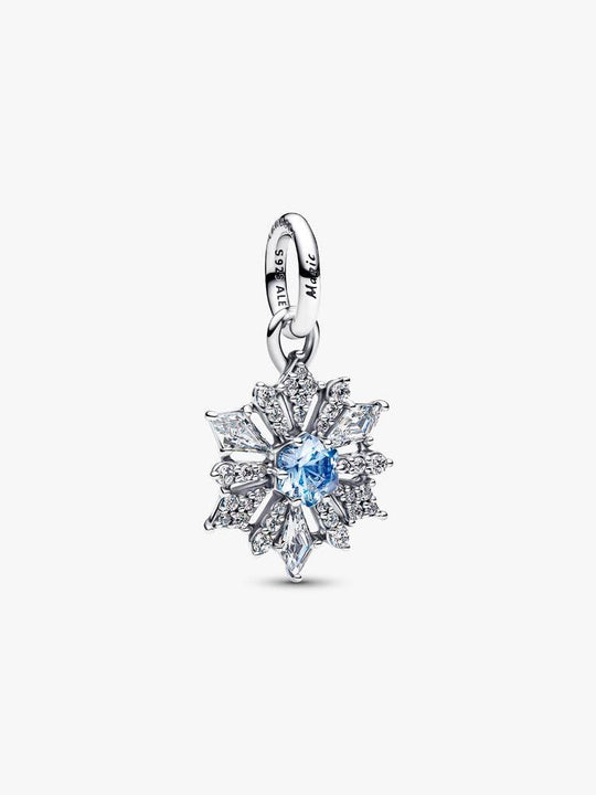 Disney Frozen Queen Elsa Snowflake Dangle Charm - Sterling Silver - 794209C01