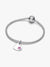 October Heart Dangle Charm - Sterling Silver - 794295C10