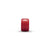 Mini Red Murano Glass Charm - Sterling Silver