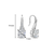 Milano CZ Drop Earrings - Silver - 7950ZI