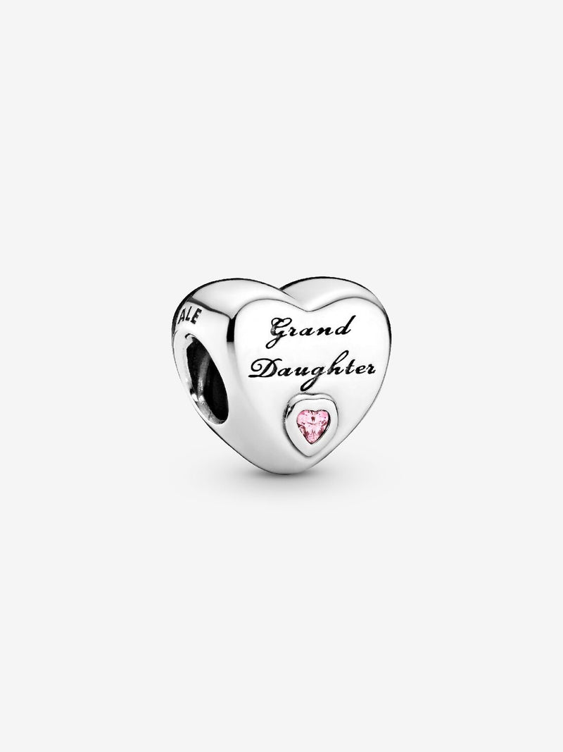 Granddaughter Heart Charm - Sterling Silver - 796261PCZ