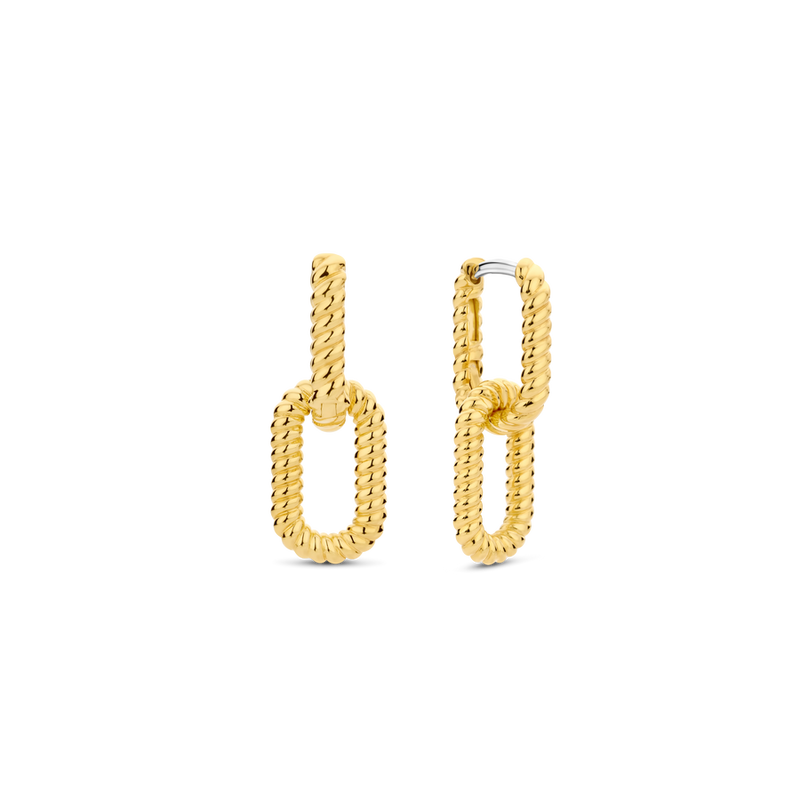 Milano Intertwined Link Earrings - Gold - 7963SY