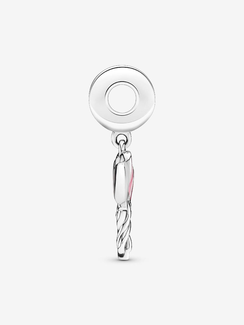 Happy Bday Balloon Dangle Charm - Sterling Silver - 798076CZ