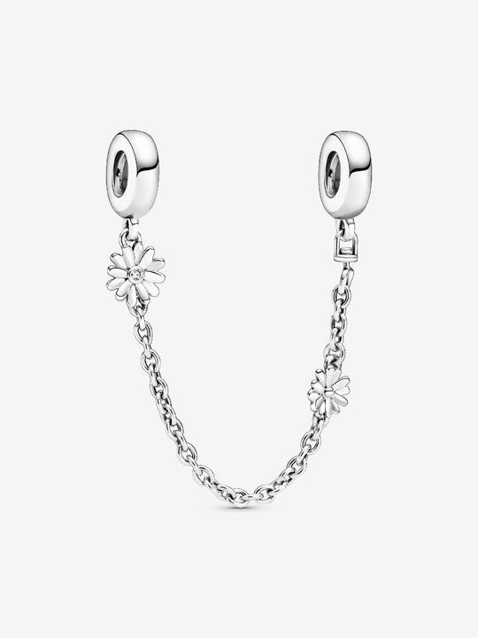 Daisy Flower Safety Chain - Sterling Silver - 798764C01-05