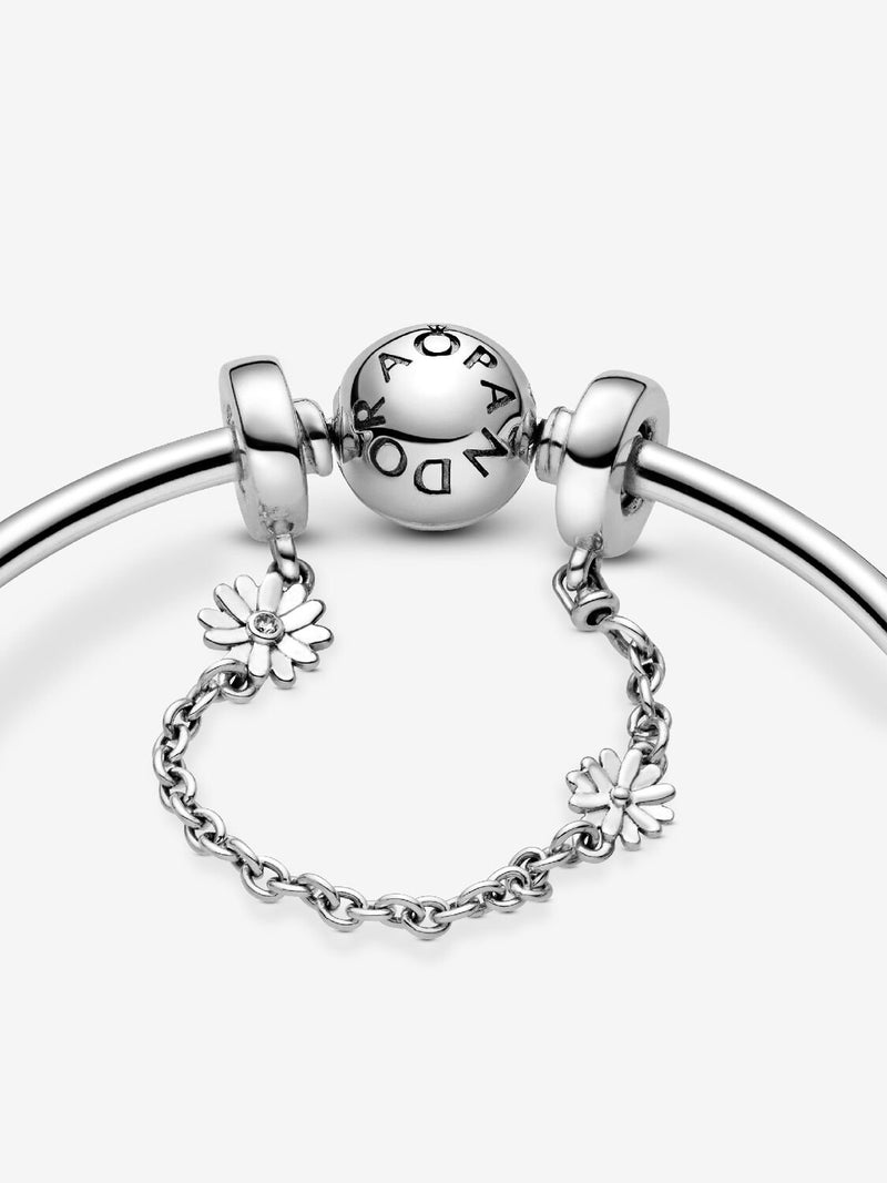 Daisy Flower Safety Chain - Sterling Silver - 798764C01-05