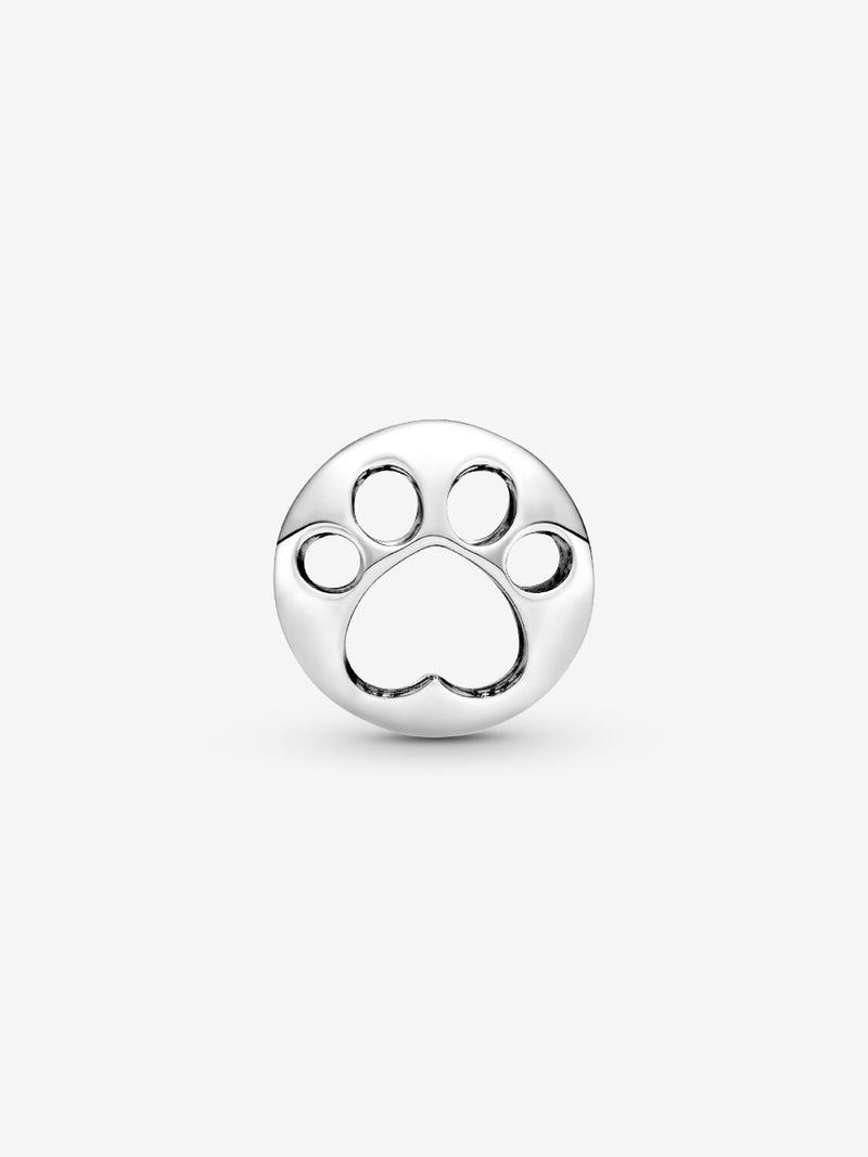 Openwork Paw Print Charm - Sterling Silver - 798869C00