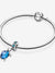 Murano Sea Turtle Dangle Charm - Sterling Silver - 798939C01