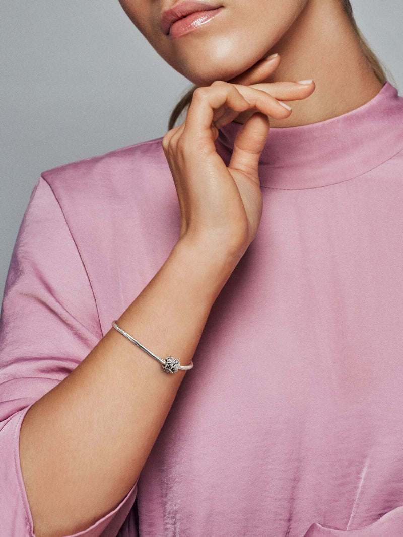 Openwork Starfish, Shells & Hearts Charm - Sterling Silver - 798950C00