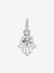 Protective Hamsa Hand Dangle Charm - Sterling Silver - 799144C00