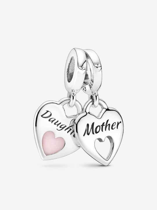 Mother & Daughter Dangle Charm - Sterling Silver - 799187C01