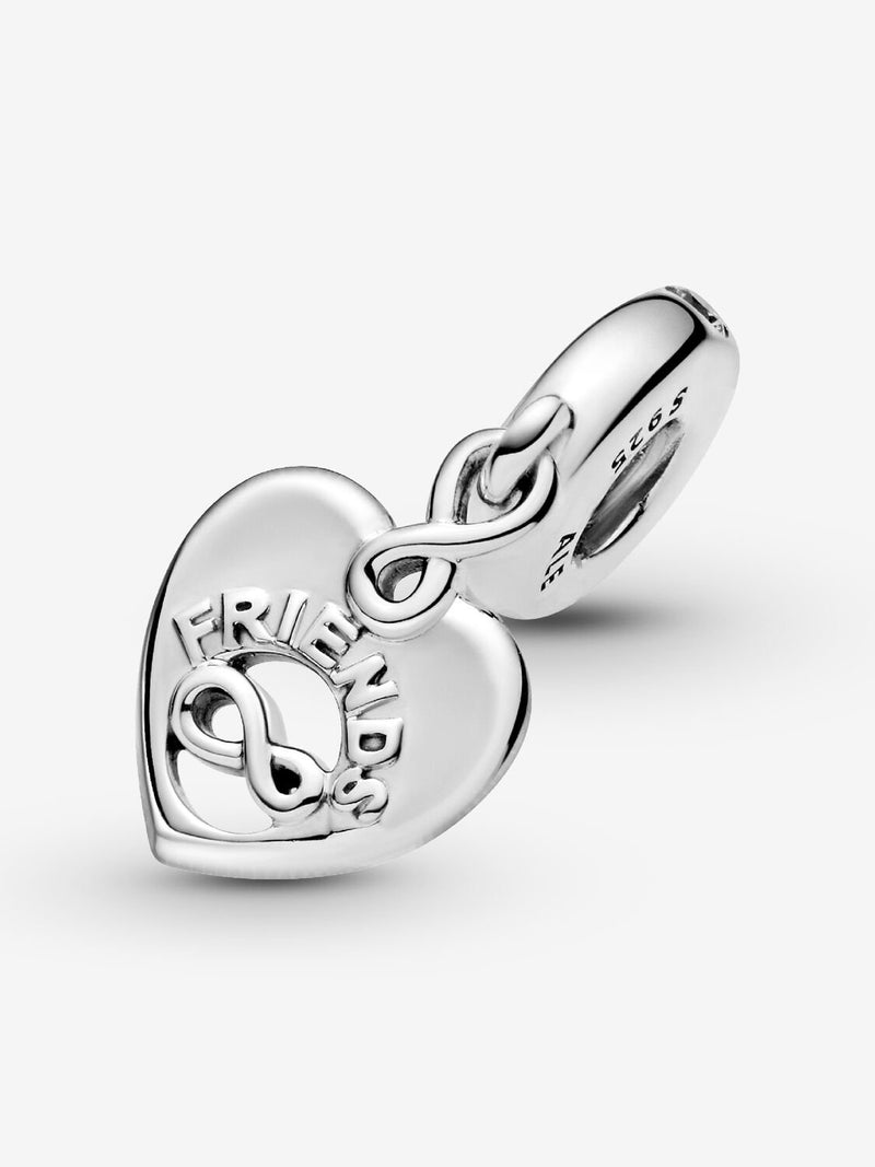 Friends Forever Heart Dangle Charm - Sterling Silver - 799294C01