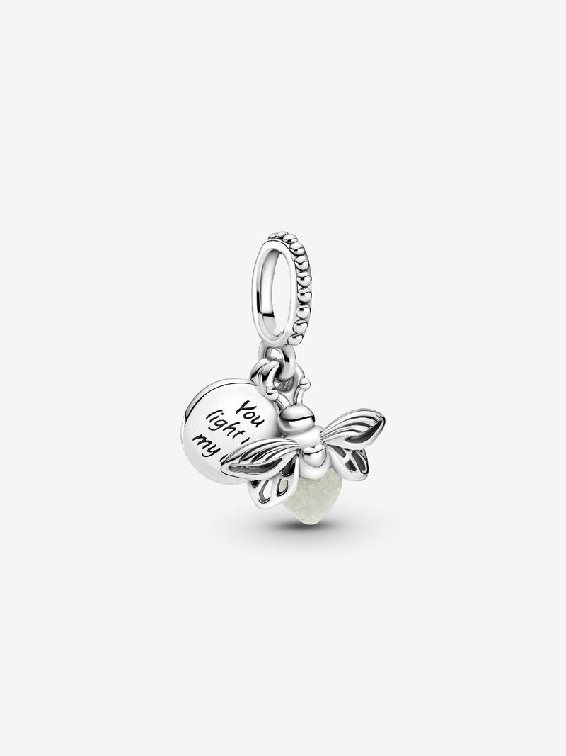 Glow-in-the-dark Firefly Dangle Charm - Sterling Silver - 799352C01