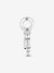 Hearts & Paw Print Dangle Charm - Sterling Silver - 799360C00