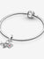 Airplane, Globe & Suitcase Dangle Charm - Sterling Silver - 799435C01