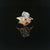 Three Stone Sweeping Toi et Moi Ring, Lab-Grown Diamond - 18ct Yellow Gold, Rose Gold & Platinum, 3.09ct