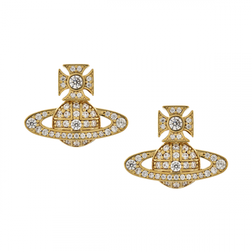 Carmela Bas Relief Earrings - Gold - 6201033A-02R102-SM