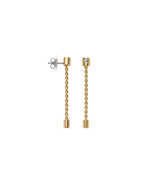 Aria Diamond Drop Earrings - 18ct Yellow Gold - OR890BBR