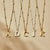 Initial Necklace - S - Gold - GNCC4041S