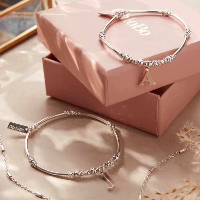 Initial I Bracelet - Silver - SBMNFR4042I