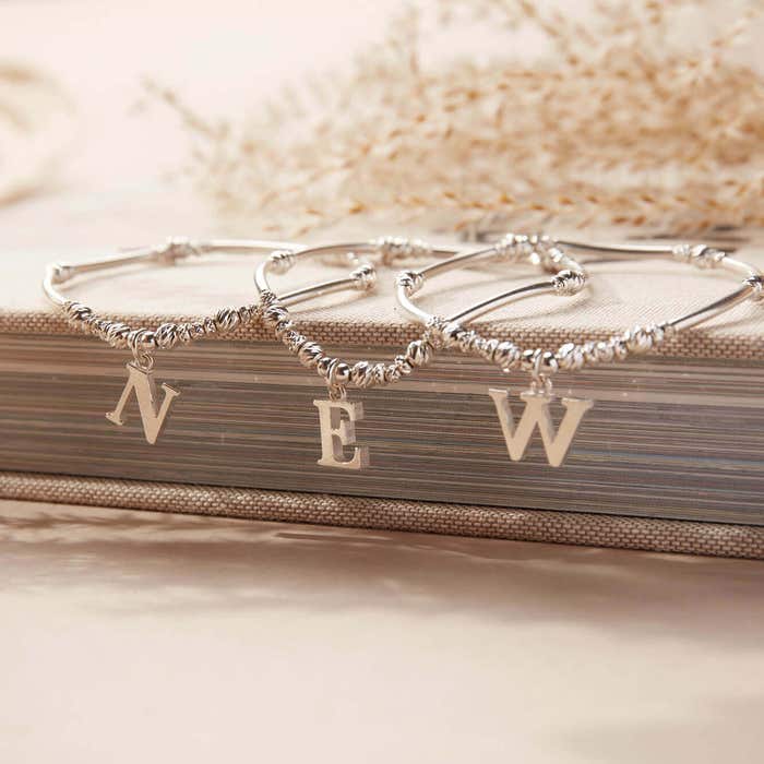 Initial E Bracelet - Silver - SBMNFR4042E