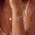 Mini Cube Interlocking Love Heart Bracelet - Silver - SBCFB572
