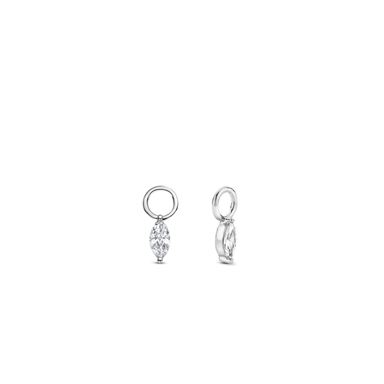 Milano CZ Drop Earcharms - Silver - 9264ZI