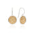 Classic Flower Dish Drop Earrings - Gold - 96E-TWT