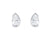 Pear Cut Stone Stud Earrings, 0.54ct Laboratory Grown Diamonds - 9ct White Gold - A20.00218.9WLCA