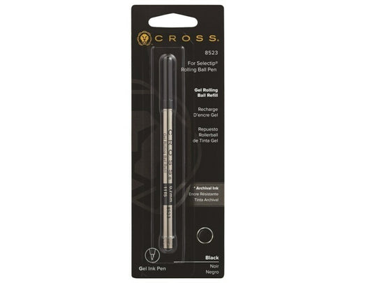 Gel Rollerball Pen Refill, Black - 8523