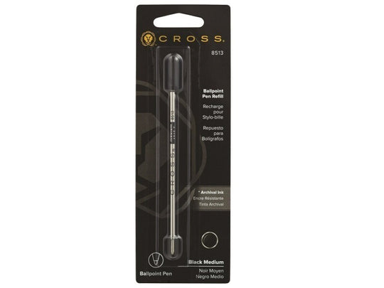 Ballpoint Pen Refill, Black - Medium - 8513