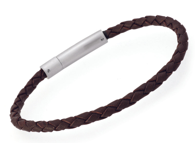 Dark Brown Leather Bracelet - A41DB