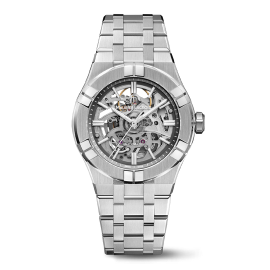 Aikon Automatic Skeleton Dial, 39mm - Stainless Steel Bracelet - AI6007-SS002-030-1